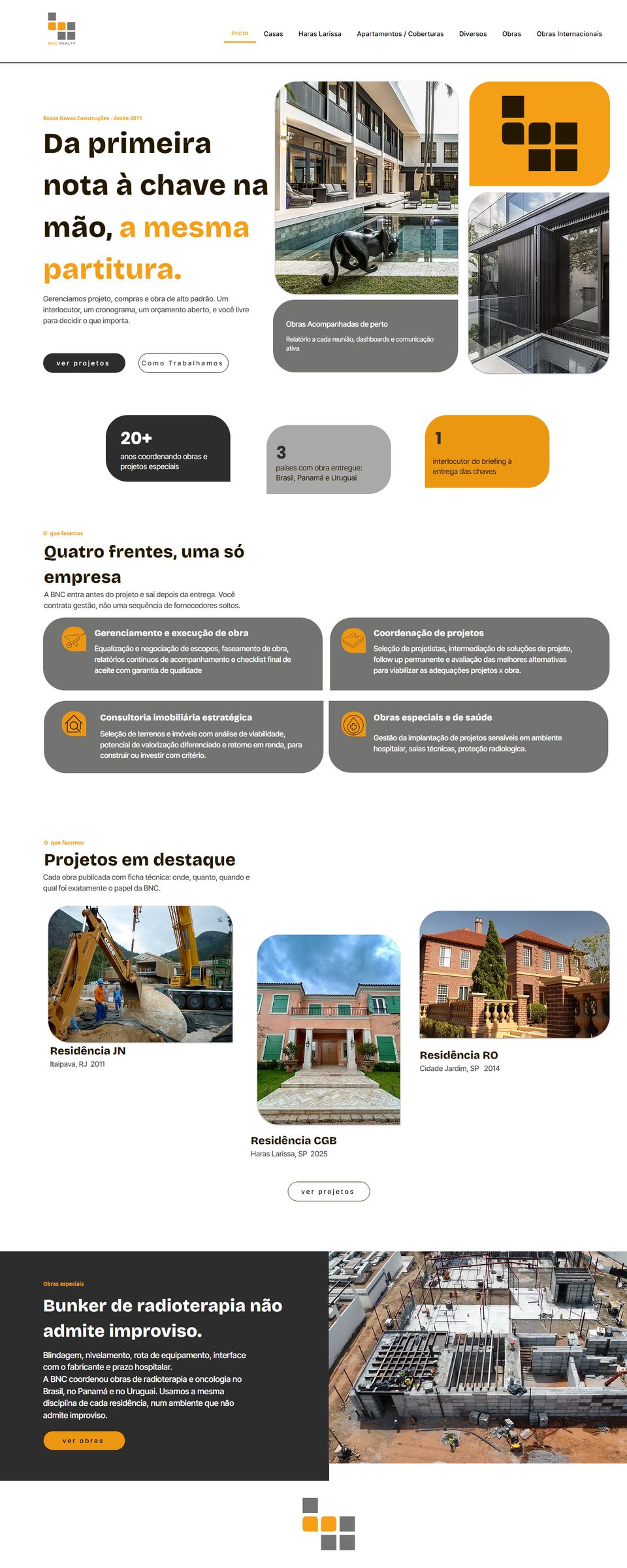 Site da BNC Realty inteiro